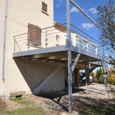 Terrasse en aluminium - Drôme