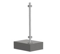 Kit poteau angle à 90°- barrière de piscine