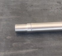 Manchon en inox 304L brossé Ø16x1 pour sous-lisse