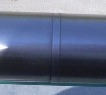 Manchonnage collé de deux tubes inox