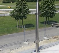 Pince à verre pour tube - inox 304L